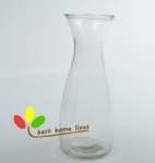 Glass milk bottle without lid 1L