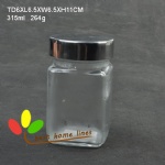 Glass jar with screw lid 300ml