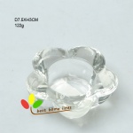 Glass clear color candleholder