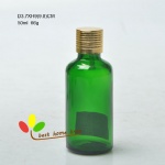 glass essential oil bottle 50ml greeen color