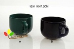 Stoneware soup mug 14 oz