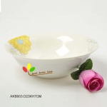 6inch salad bowl with decal