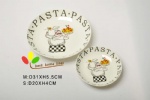 pasta plate 7pcs 11inch 1pcs 8inch 6pcs
