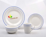 16PCS dinner set With decal