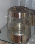 glass jar wrap with metal