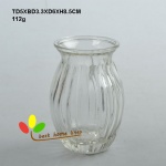Cute glass vase as small flower